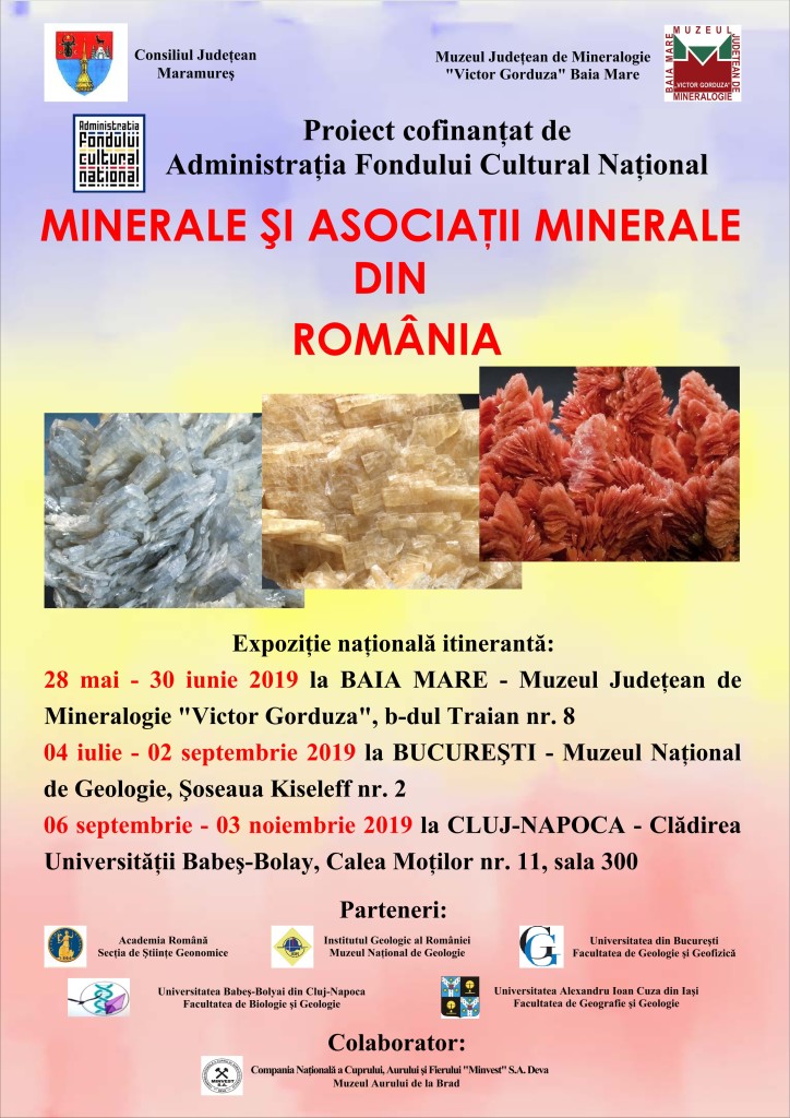 Minerale si asociatii minerale din Romania (afis)